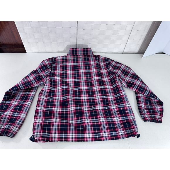 NEW!!"CATALINA" Women's Plaid Zip Up Windbreaker SZ S Boating Nautical Sailing - Picture 13 of 13